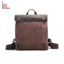Nouveau sac à dos personnalisé en cuir d&#39;hommes de sac à dos d&#39;ordinateur portable de conception